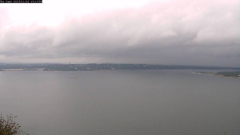 Lake Travis webcam, November 16, 2015 2:20 PM CT