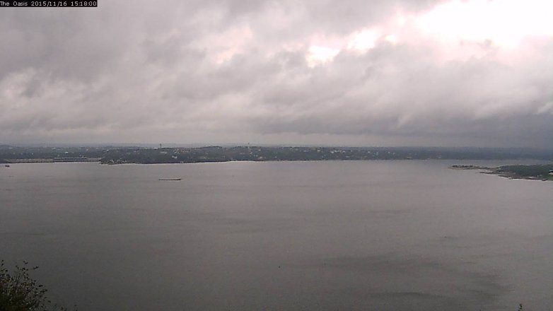 Lake Travis webcam, November 16, 2015 2:25 PM CT