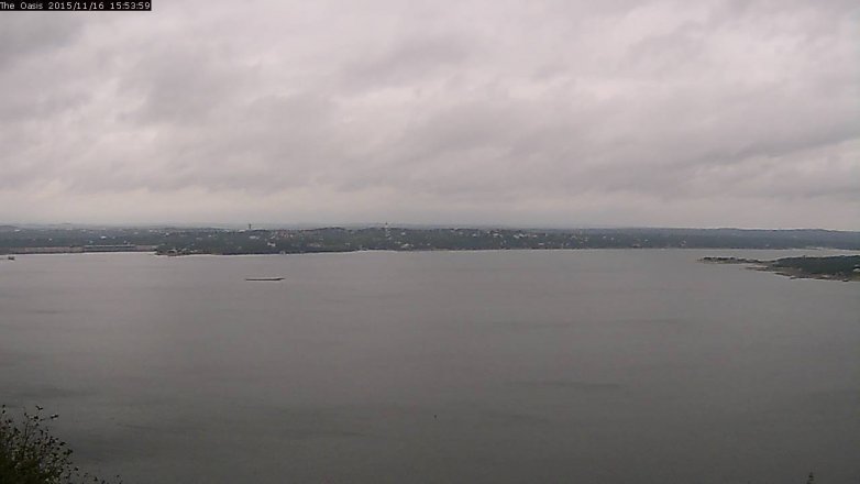 Lake Travis webcam, November 16, 2015 3:00 PM CT