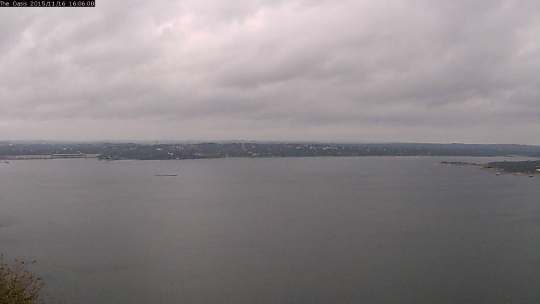 Lake Travis webcam, November 16, 2015 3:10 PM CT