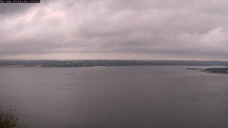 Lake Travis webcam, November 16, 2015 4:10 PM CT
