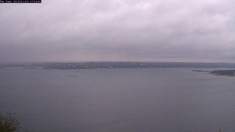 Lake Travis webcam, November 16, 2015 4:30 PM CT