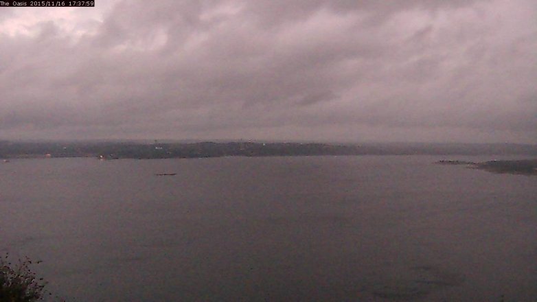Lake Travis webcam, November 16, 2015 4:45 PM CT