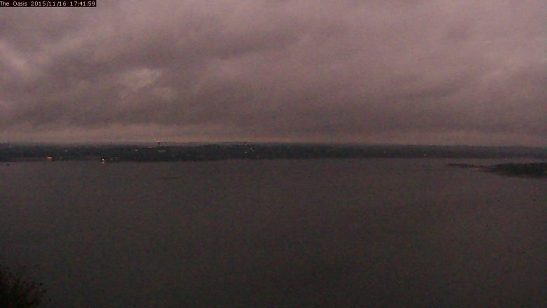Lake Travis webcam, November 16, 2015 4:50 PM CT