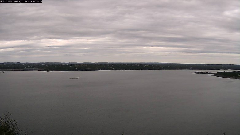 Lake Travis webcam, November 17, 2015 9:15 AM CT