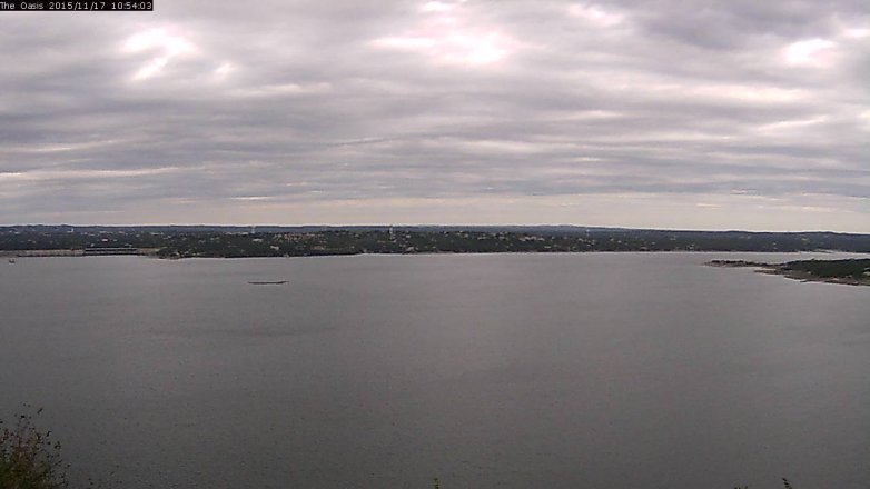 Lake Travis webcam, November 17, 2015 10:00 AM CT