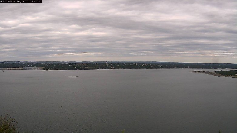 Lake Travis webcam, November 17, 2015 11:00 AM CT