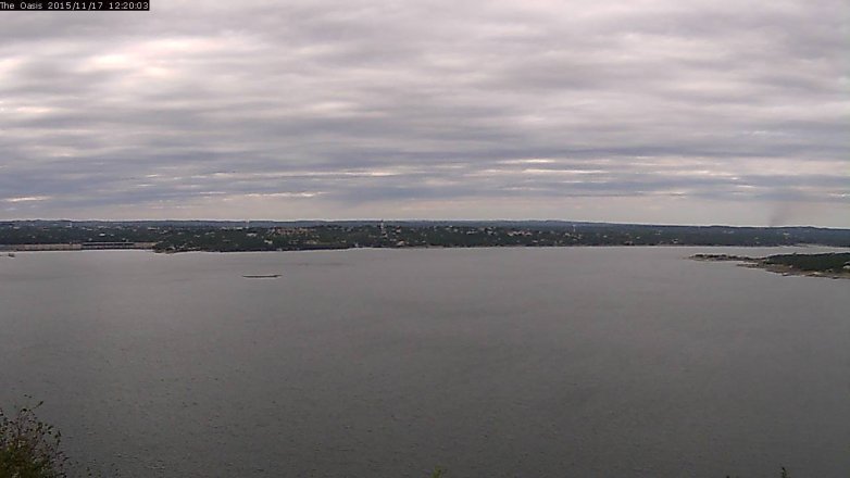 Lake Travis webcam, November 17, 2015 11:25 AM CT
