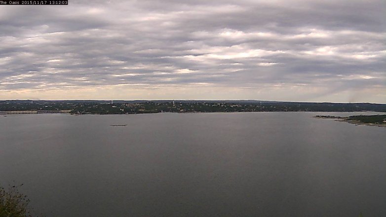 Lake Travis webcam, November 17, 2015 12:20 PM CT