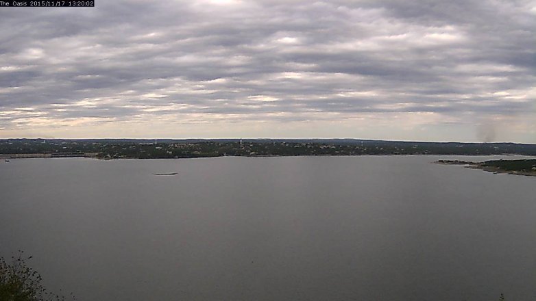 Lake Travis webcam, November 17, 2015 12:25 PM CT