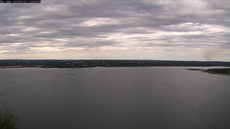 Lake Travis webcam, November 17, 2015 12:35 PM CT