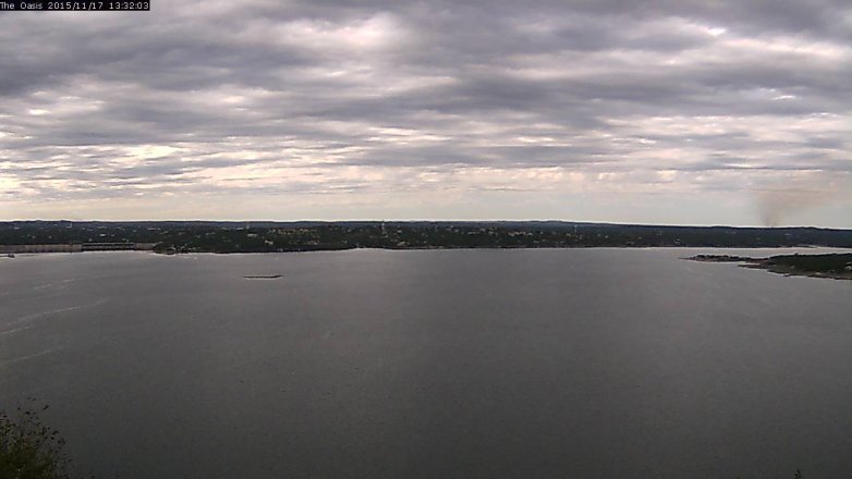 Lake Travis webcam, November 17, 2015 12:40 PM CT