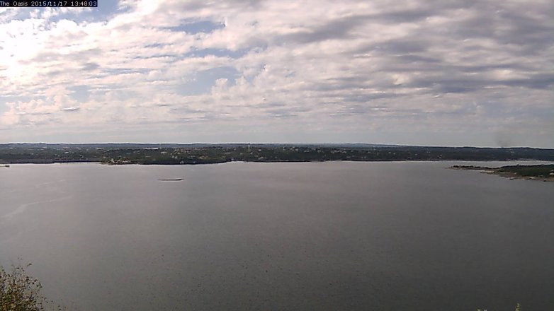 Lake Travis webcam, November 17, 2015 12:55 PM CT
