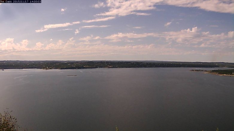 Lake Travis webcam, November 17, 2015 1:05 PM CT