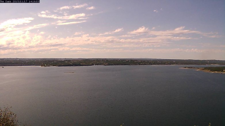 Lake Travis webcam, November 17, 2015 1:25 PM CT