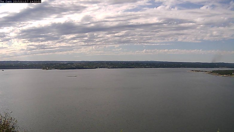 Lake Travis webcam, November 17, 2015 1:40 PM CT