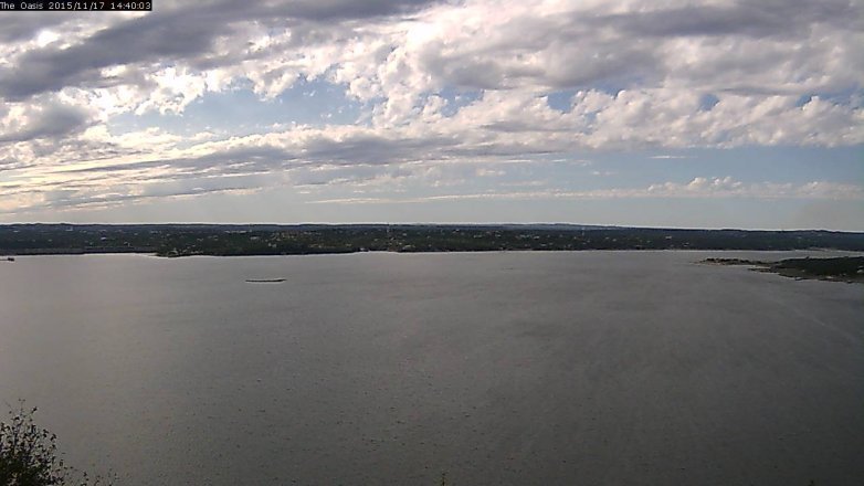 Lake Travis webcam, November 17, 2015 1:45 PM CT