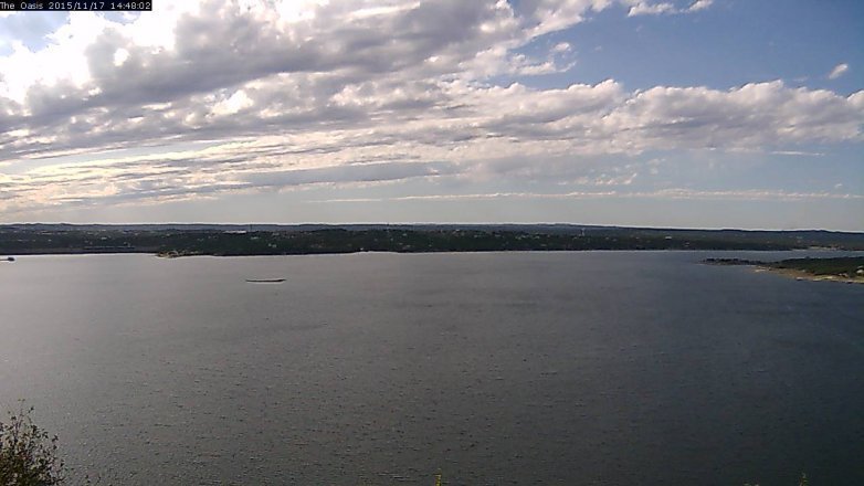 Lake Travis webcam, November 17, 2015 1:55 PM CT