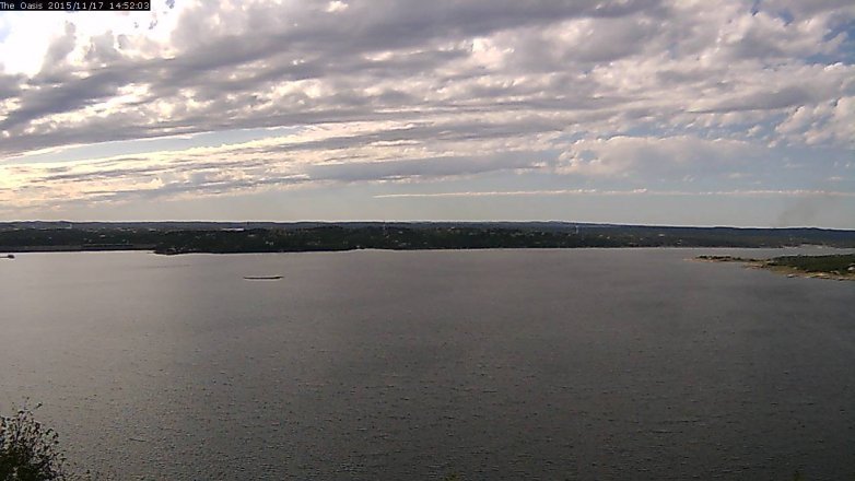 Lake Travis webcam, November 17, 2015 2:00 PM CT