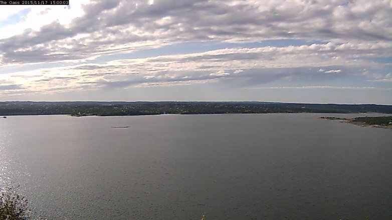 Lake Travis webcam, November 17, 2015 2:05 PM CT