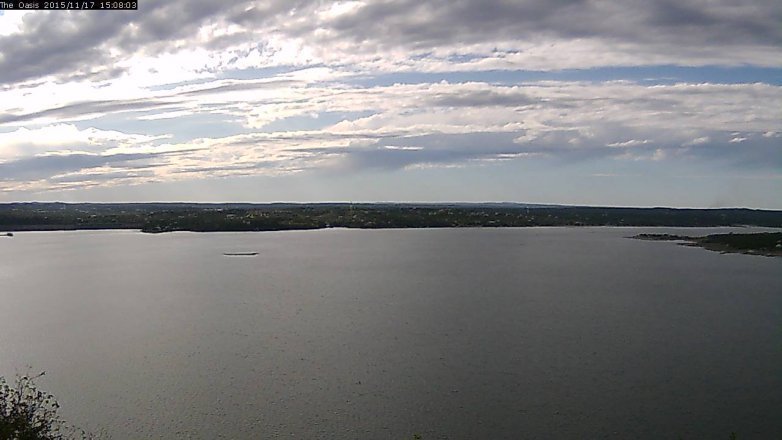 Lake Travis webcam, November 17, 2015 2:15 PM CT
