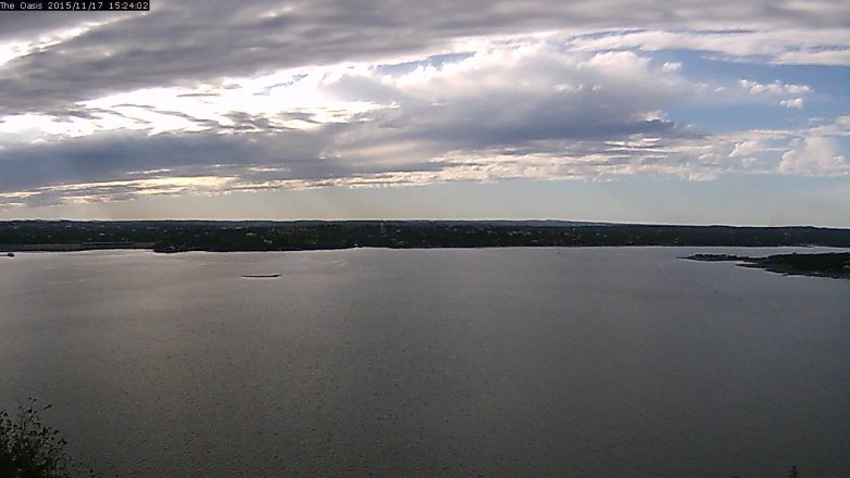 Lake Travis webcam, November 17, 2015 2:30 PM CT