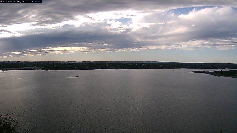 Lake Travis webcam, November 17, 2015 2:35 PM CT