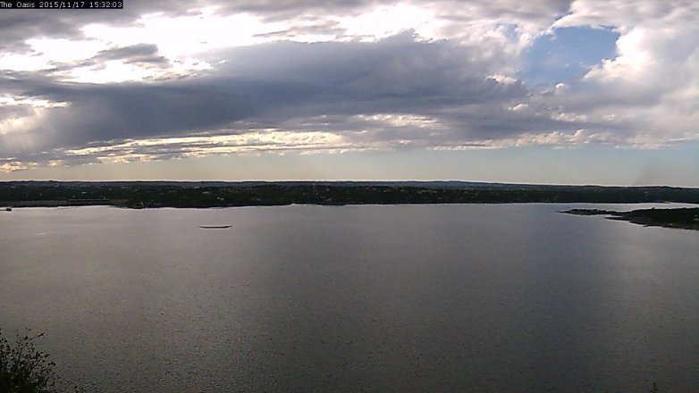 Lake Travis webcam, November 17, 2015 2:40 PM CT
