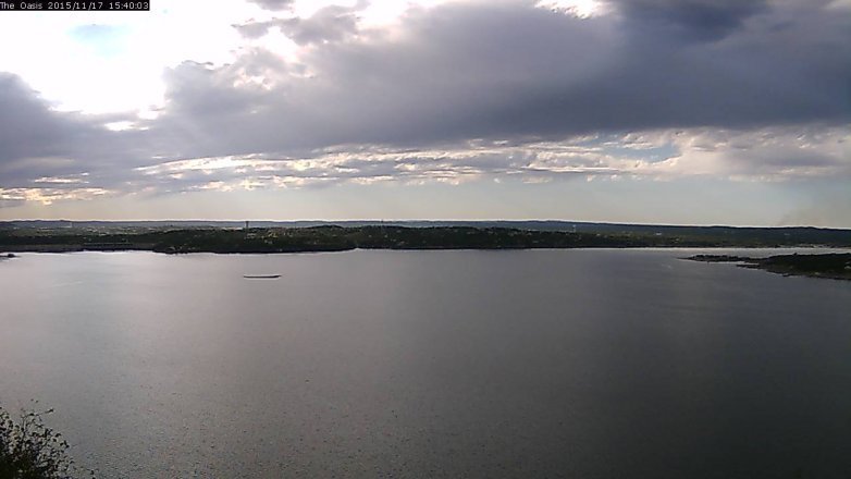 Lake Travis webcam, November 17, 2015 2:45 PM CT
