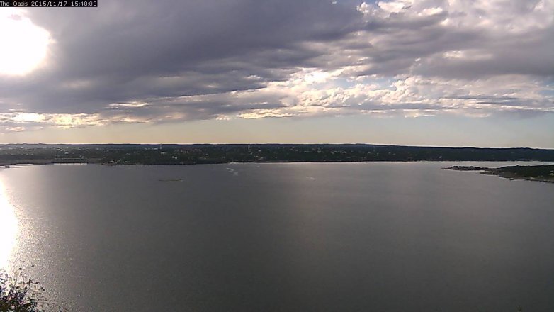 Lake Travis webcam, November 17, 2015 2:55 PM CT