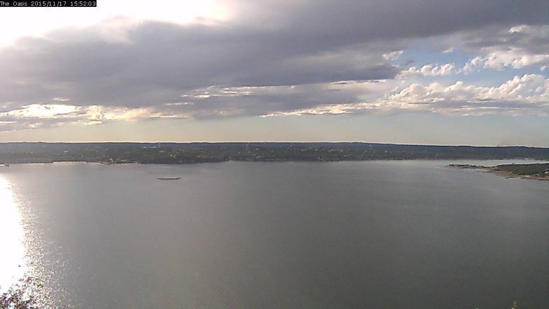 Lake Travis webcam, November 17, 2015 3:00 PM CT