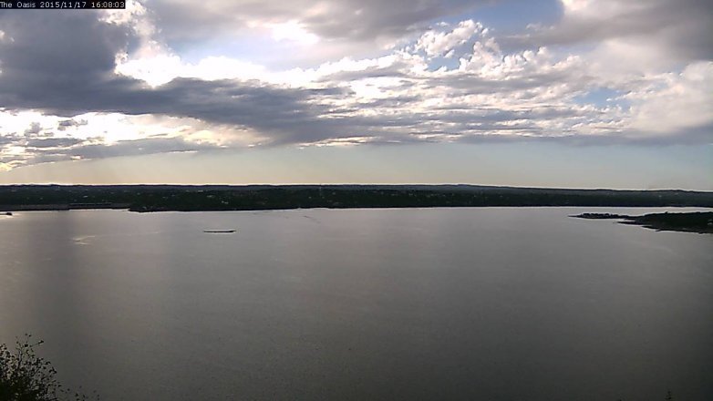 Lake Travis webcam, November 17, 2015 3:15 PM CT