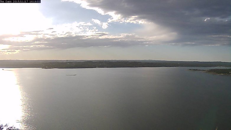 Lake Travis webcam, November 17, 2015 3:25 PM CT