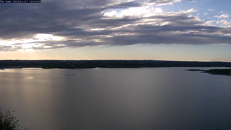 Lake Travis webcam, November 17, 2015 3:30 PM CT