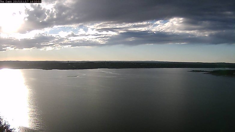 Lake Travis webcam, November 17, 2015 3:40 PM CT