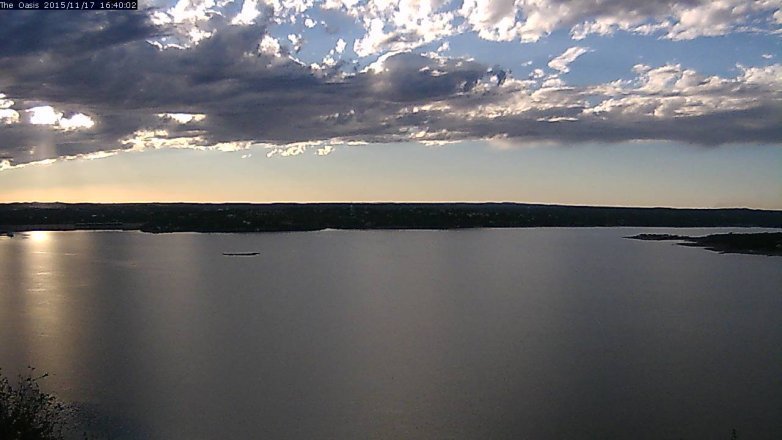 Lake Travis webcam, November 17, 2015 3:45 PM CT