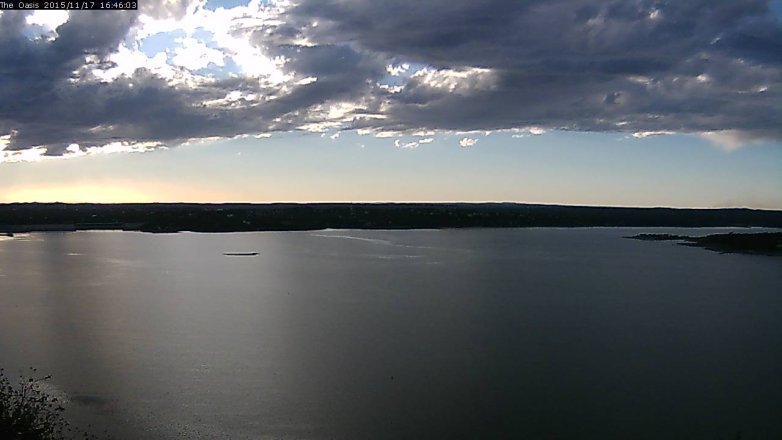 Lake Travis webcam, November 17, 2015 3:55 PM CT