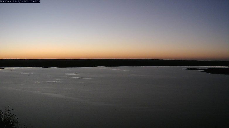 Lake Travis webcam, November 17, 2015 4:55 PM CT