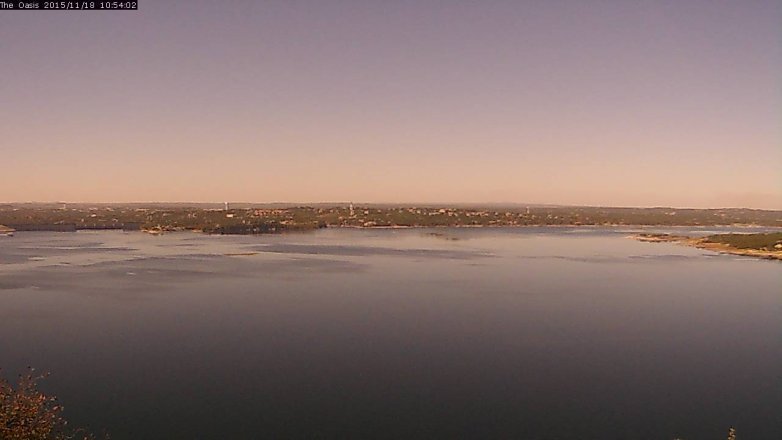 Lake Travis webcam, November 18, 2015 10:00 AM CT