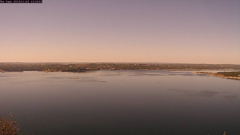 Lake Travis webcam, November 18, 2015 11:25 AM CT