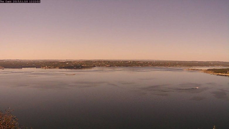 Lake Travis webcam, November 18, 2015 11:30 AM CT