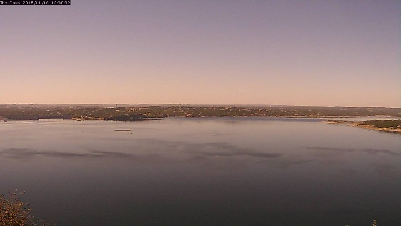 Lake Travis webcam, November 18, 2015 11:35 AM CT