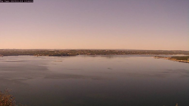 Lake Travis webcam, November 18, 2015 11:50 AM CT