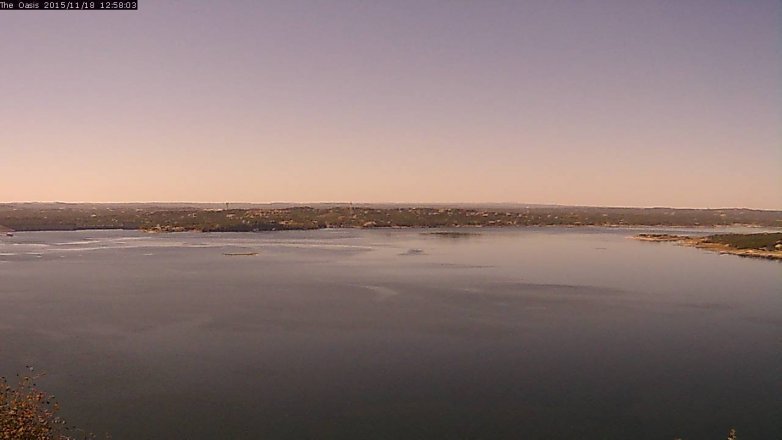 Lake Travis webcam, November 18, 2015 12:05 PM CT