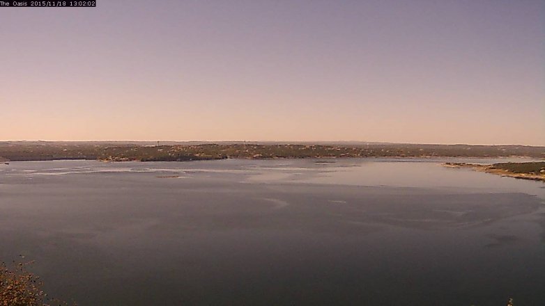 Lake Travis webcam, November 18, 2015 12:10 PM CT