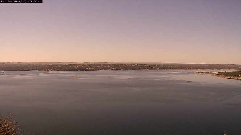 Lake Travis webcam, November 18, 2015 12:15 PM CT