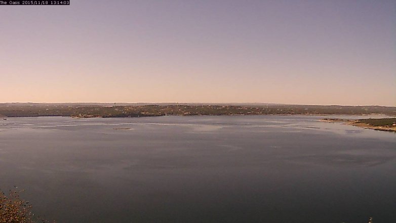 Lake Travis webcam, November 18, 2015 12:20 PM CT