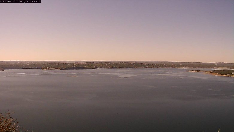 Lake Travis webcam, November 18, 2015 12:30 PM CT