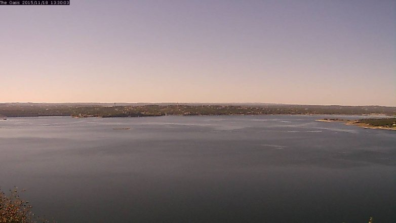 Lake Travis webcam, November 18, 2015 12:35 PM CT