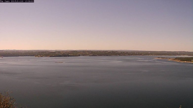 Lake Travis webcam, November 18, 2015 12:45 PM CT